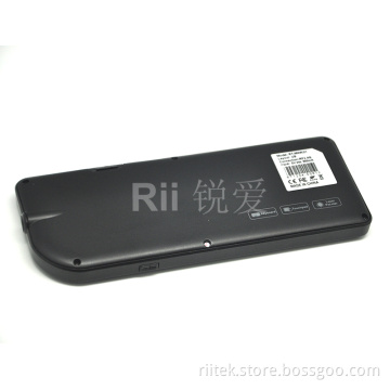 Rii Ultramini Keyboard 2.4G Wireless Keyboard with Touchpad & Laser Pointer Rechargeable Li-ion